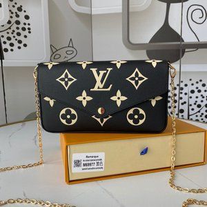 Louis Vuitton Felicie Pochette Black Bag